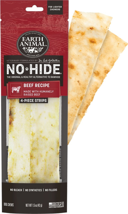 Earth Animal Beef No-Hide Dog Chew Strip