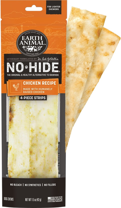 Earth Animal Chicken No-Hide Dog Chew Strip