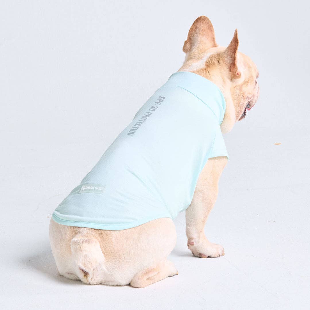 Spark Paws Sunblock Dog T-Shirt - Baby Blue