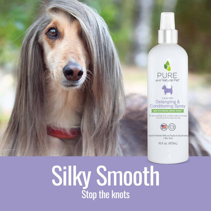Pure and Natural Pet Detangling and Conditioning Spray for Dogs