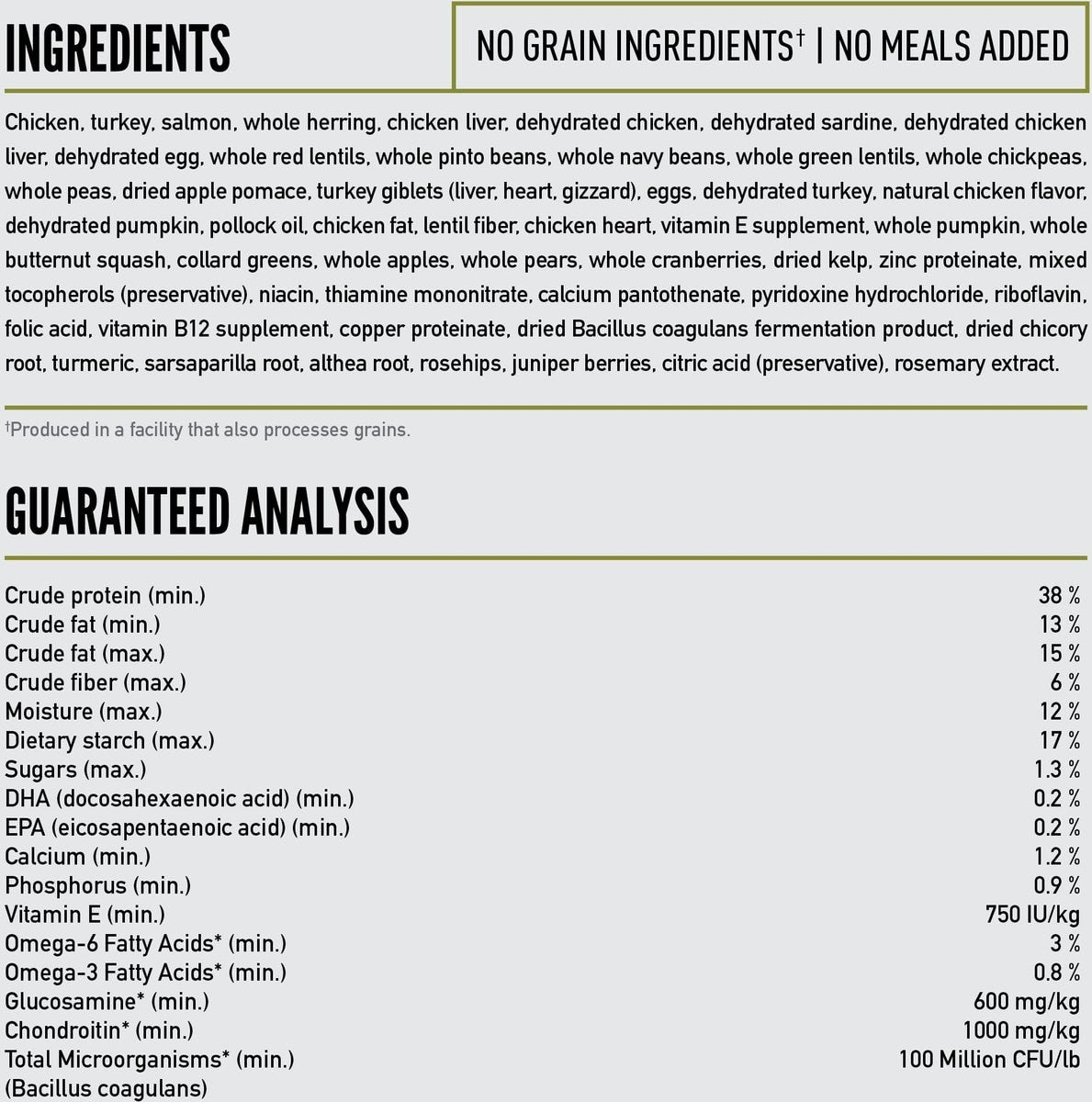 Orijen Dog Grain Free Senior Dry Food
