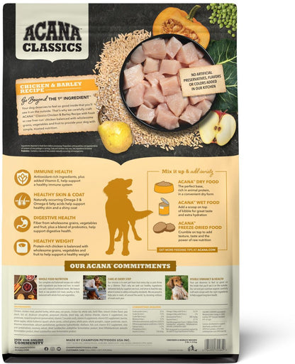 ACANA Classics Grain Free Chicken & Barley Dry Dog Food