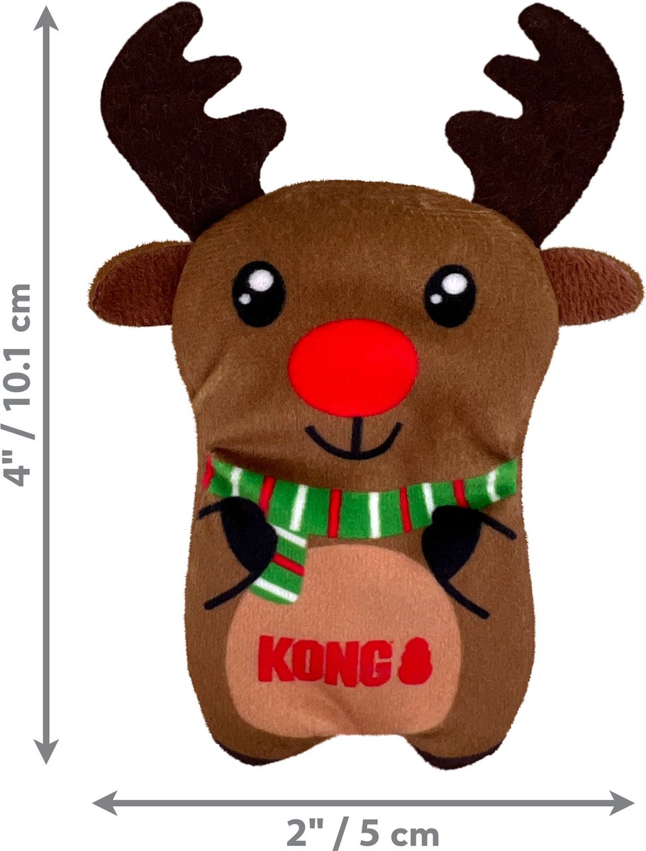 KONG Holiday Refillables Reindeer Catnip Cat Toy