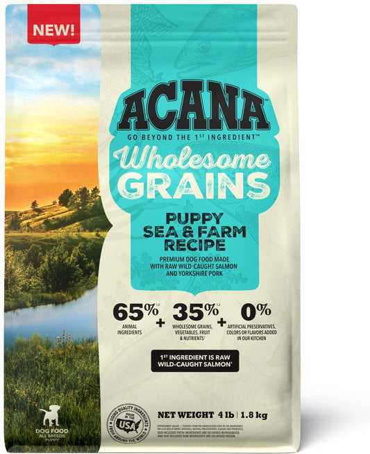 ACANA Wholesome Grains Puppy Sea & Farm Dry Dog Food