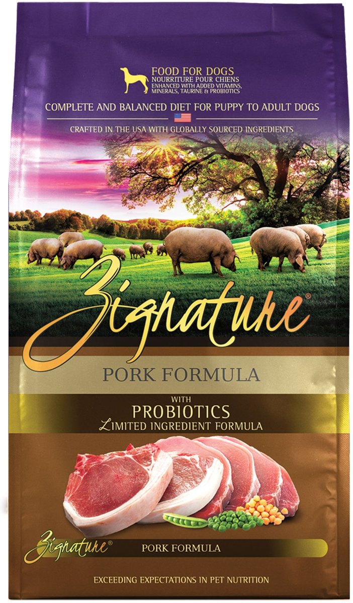 Zignature Limited Ingredient Formula Pork Dry Dog Food
