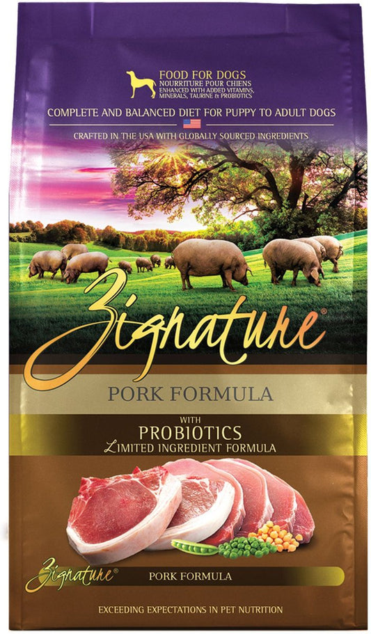 Zignature Limited Ingredient Formula Pork Dry Dog Food