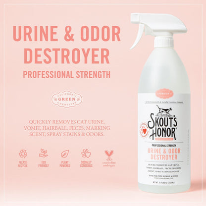 Skout's Honor Cat Urine and Odor Destroyer, 35 fl. oz.