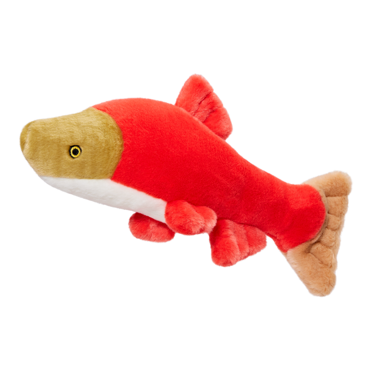 Fluff & Tuff "Cedar" - Salmon Plush Dog Toy