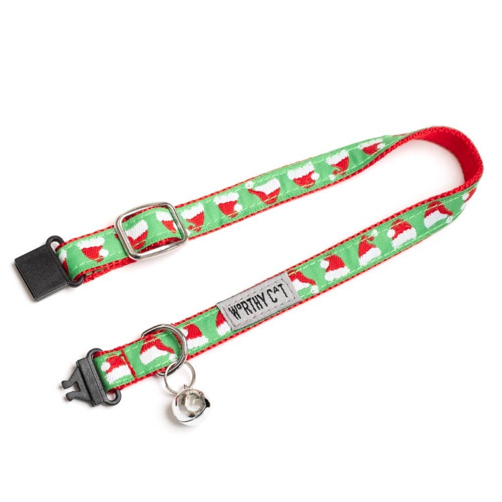 Worthy Cat - Santa Hats Cat Collar