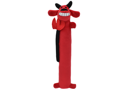 Multipet Halloween Loofa Devil Dog Toy