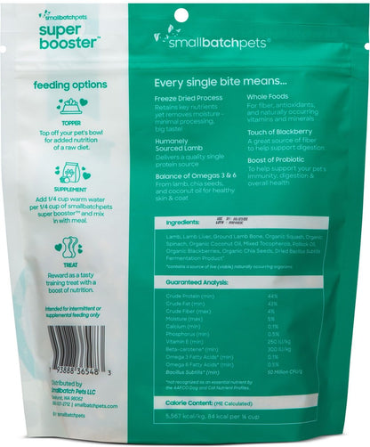 Smallbatch Freeze Dried Lamb Super Booster Bites for Dog and Cats