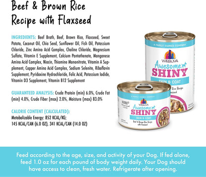 Weruva Awesome Shiny Recipe Adult Gluten-Free Shredded Canned Wet Dog Food