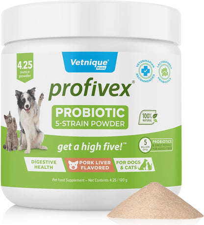 Vetnique Profivex Pork Liver Flavored Powder Supplement for Dogs and Cats