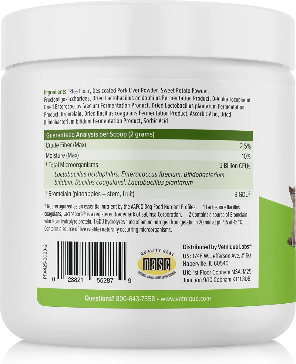 Vetnique Profivex Pork Liver Flavored Powder Supplement for Dogs and Cats