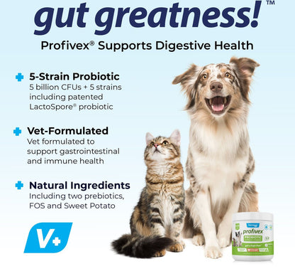 Vetnique Profivex Pork Liver Flavored Powder Supplement for Dogs and Cats