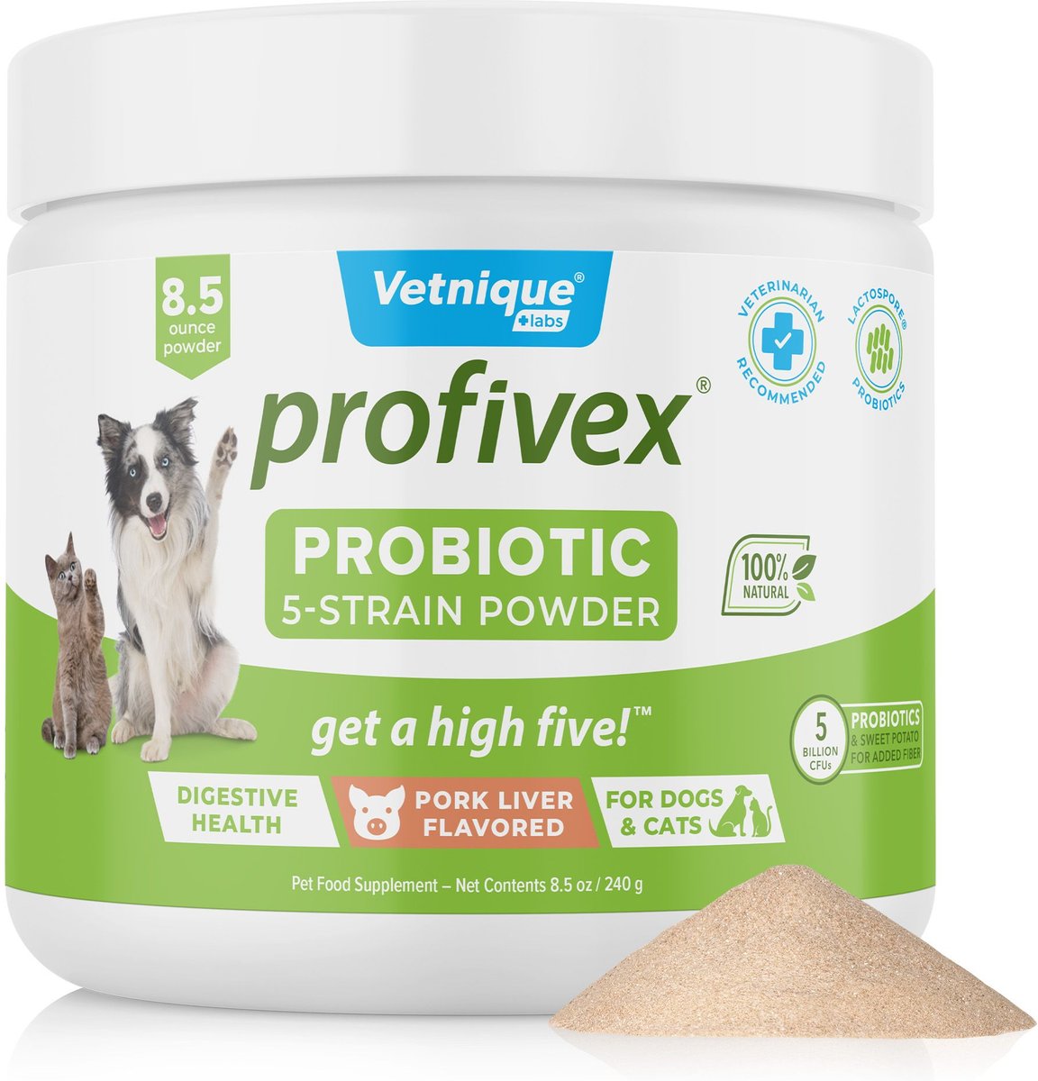 Vetnique Profivex Pork Liver Flavored Powder Supplement for Dogs and Cats