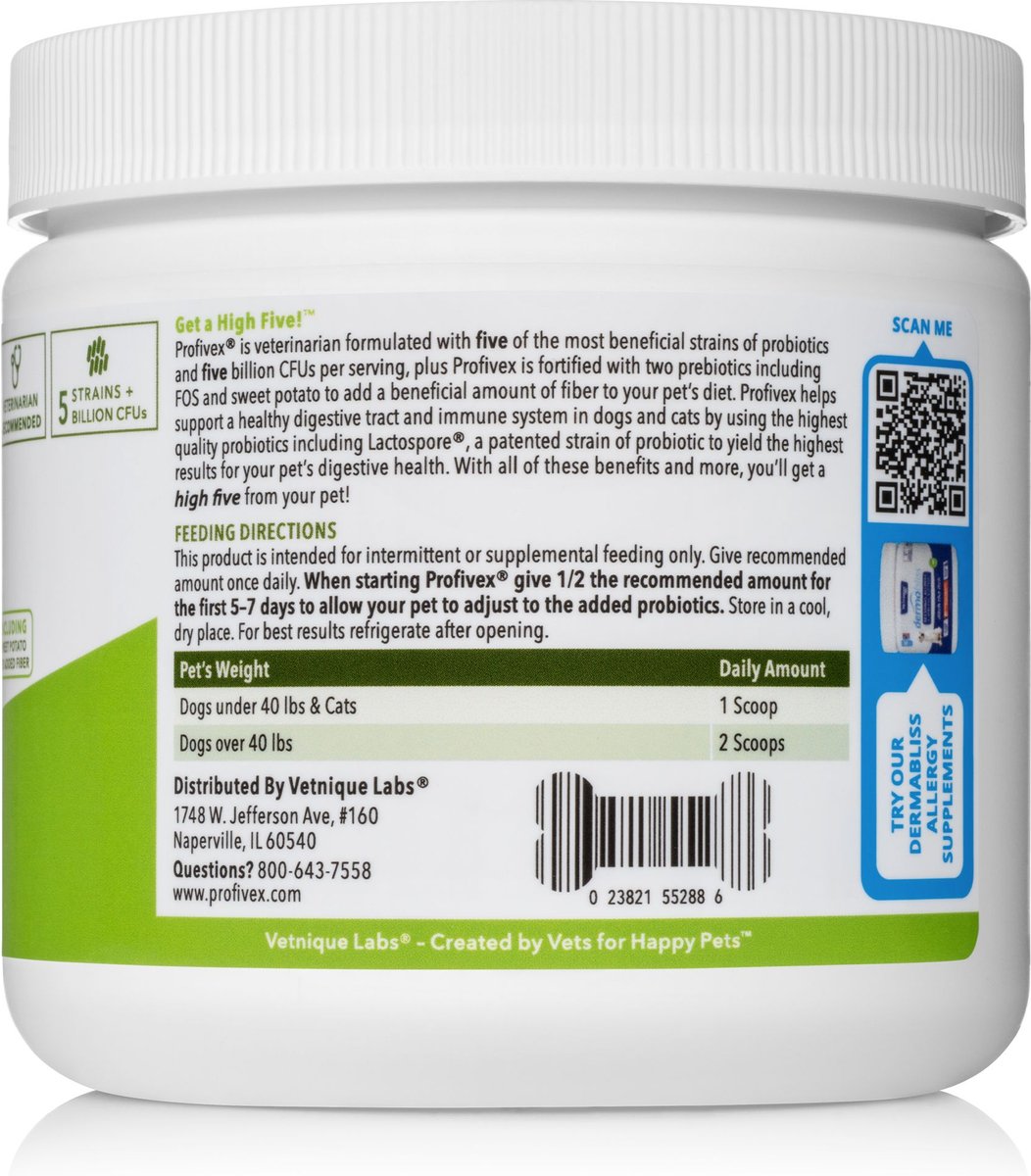 Vetnique Profivex Pork Liver Flavored Powder Supplement for Dogs and Cats