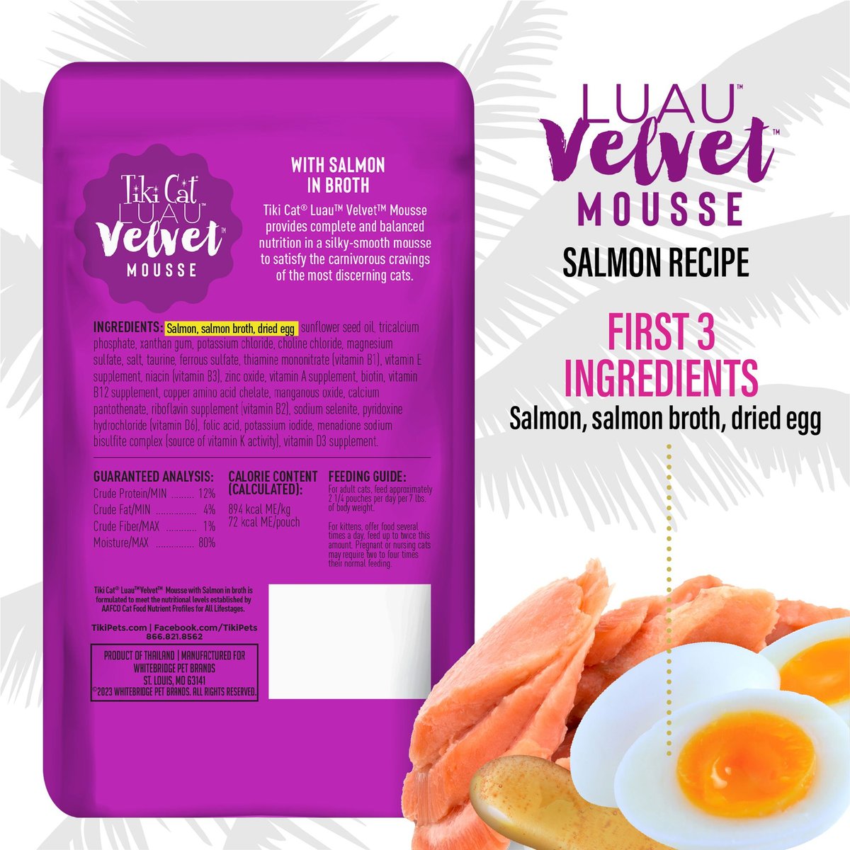 Tiki Cat Luau Velvet Mousse Grain Free Wet Food