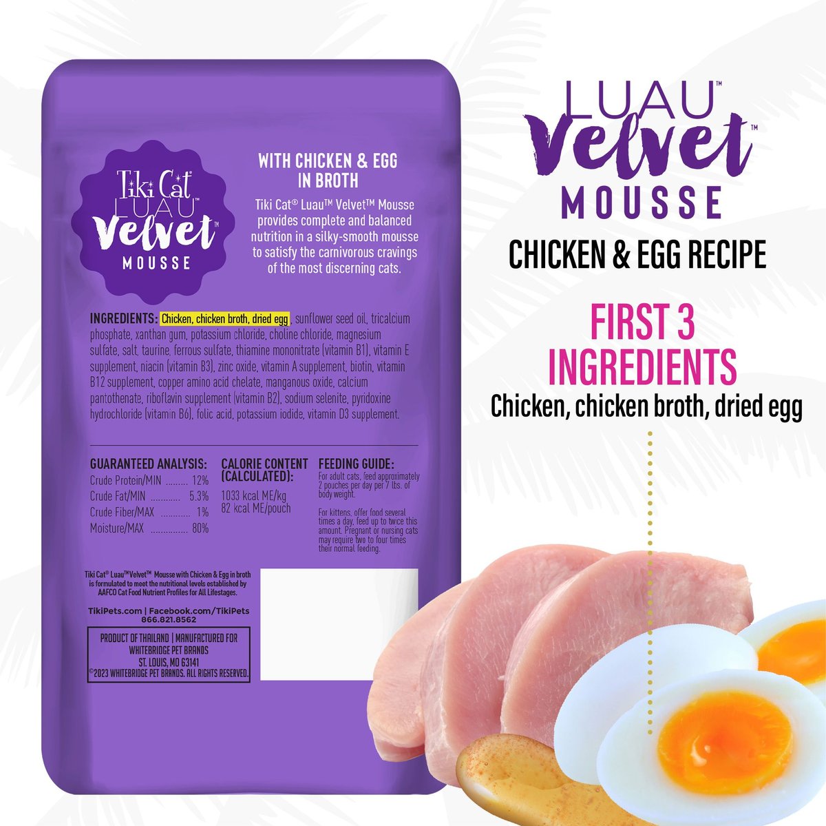 Tiki Cat Luau Velvet Mousse Grain Free Wet Food