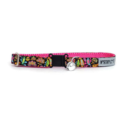 Worthy Cat - Floral Paisley Cat Collar
