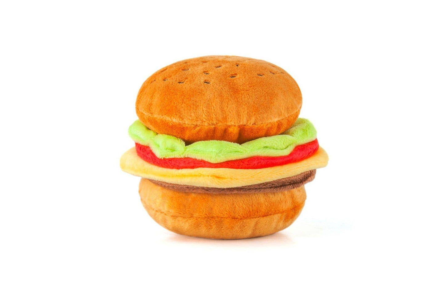 P.L.A.Y. Barky Burger Plush Dog Toy