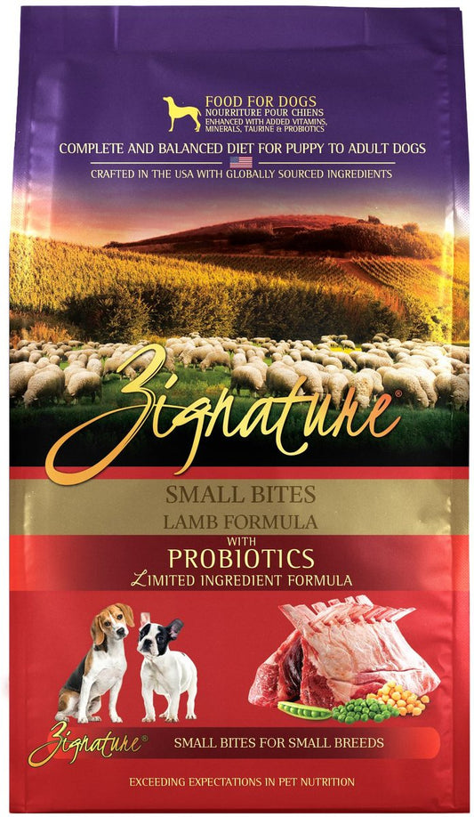 Zignature Small Bites Lamb Formula Dry Dog Food