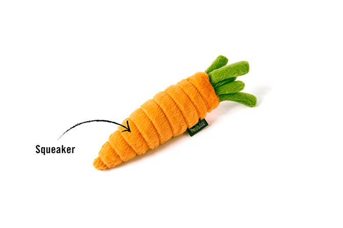 P.L.A.Y. Garden Fresh - Carrot Plush Dog Toy