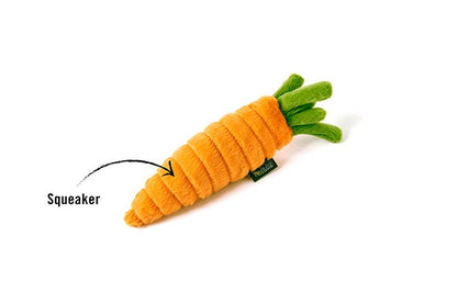 P.L.A.Y. Garden Fresh - Carrot Plush Dog Toy