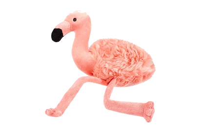 Fluff & Tuff "Lola" - Flamingo Plush Dog Toy