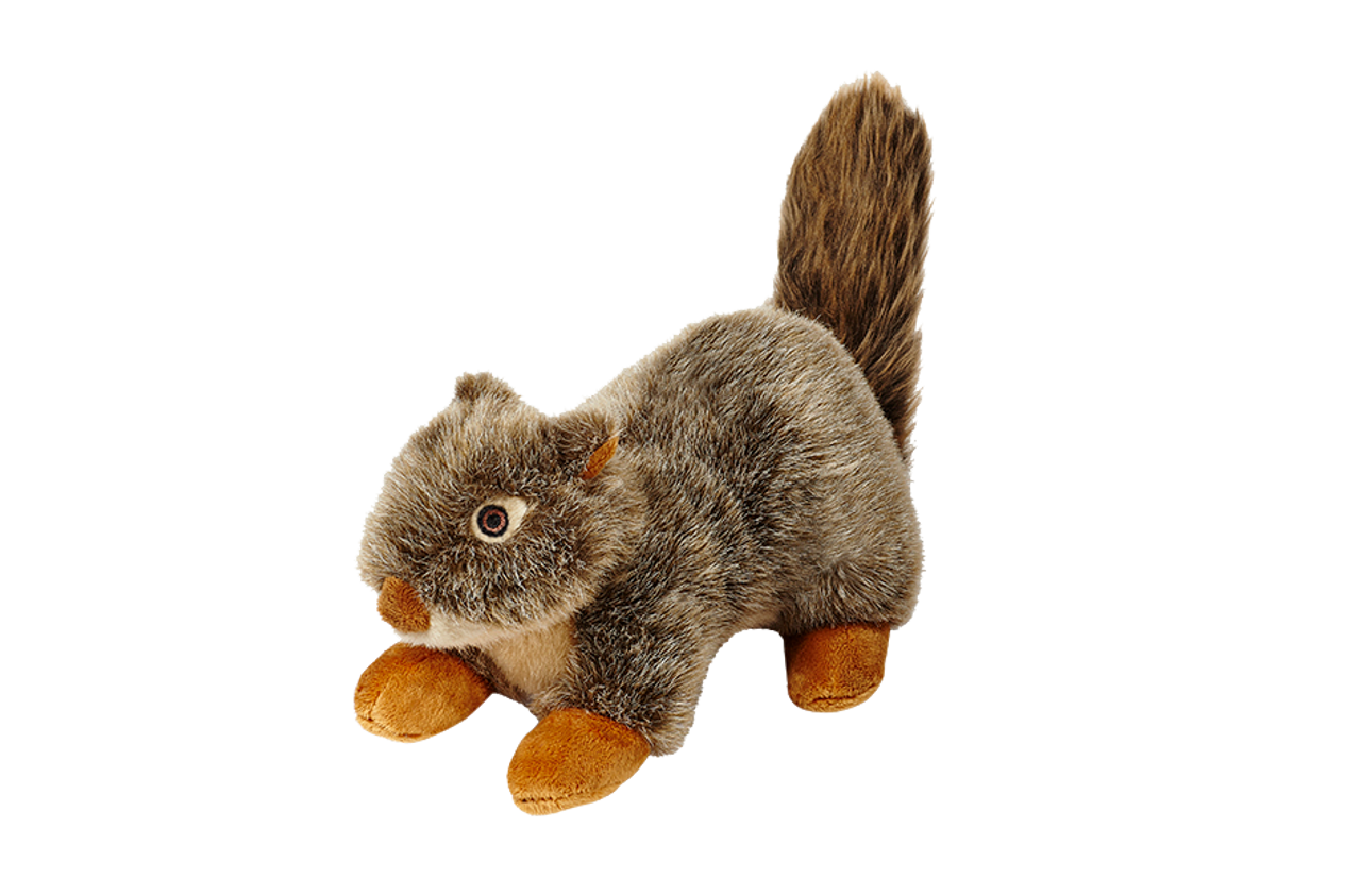 Fluff & Tuff "Nuts" - Squirrel Plush Dog Toy