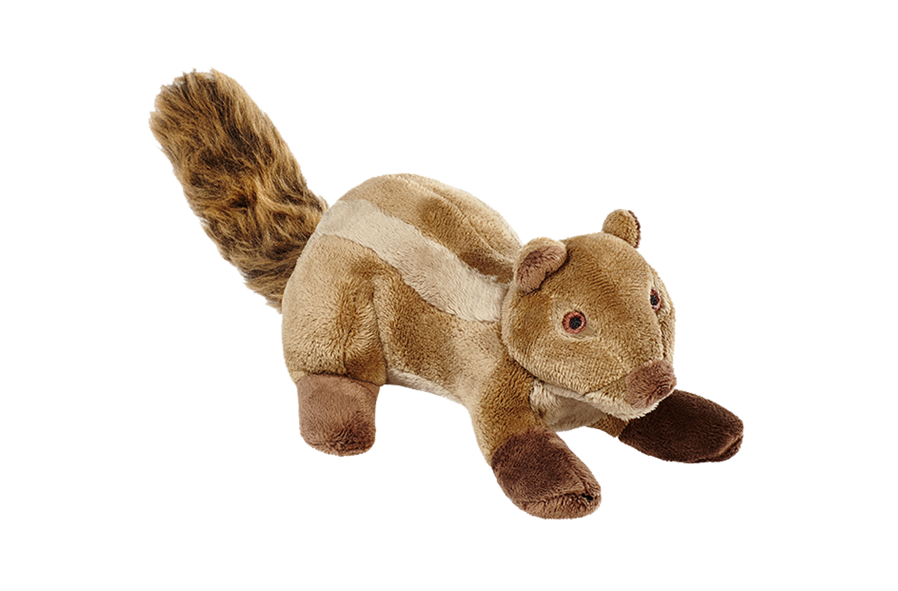 Fluff & Tuff "Peanut" - Chipmunk Plush Dog Toy