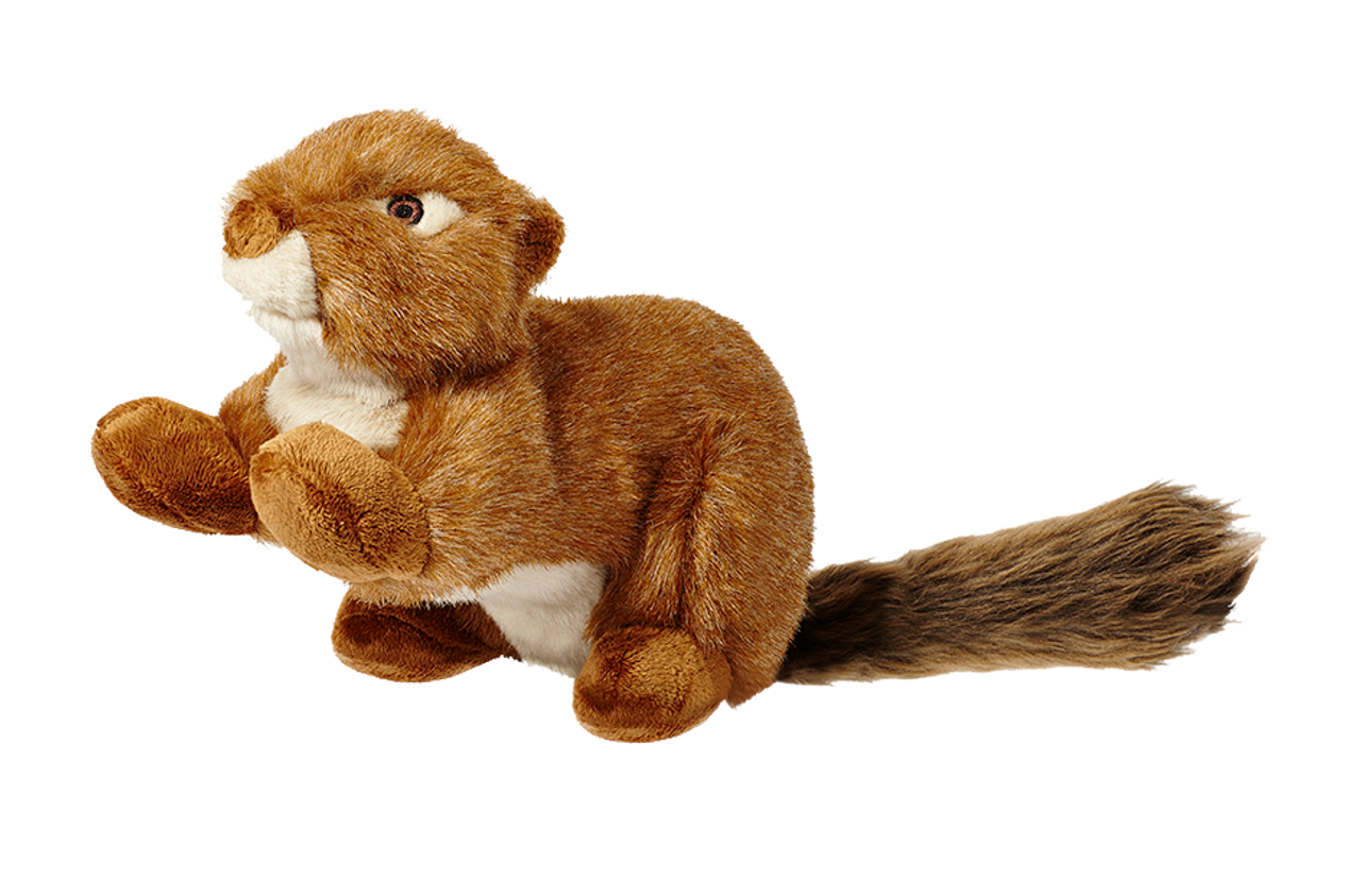 Fluff & Tuff "Red" - Squirrel Plush Dog Toy (Squeakerless)
