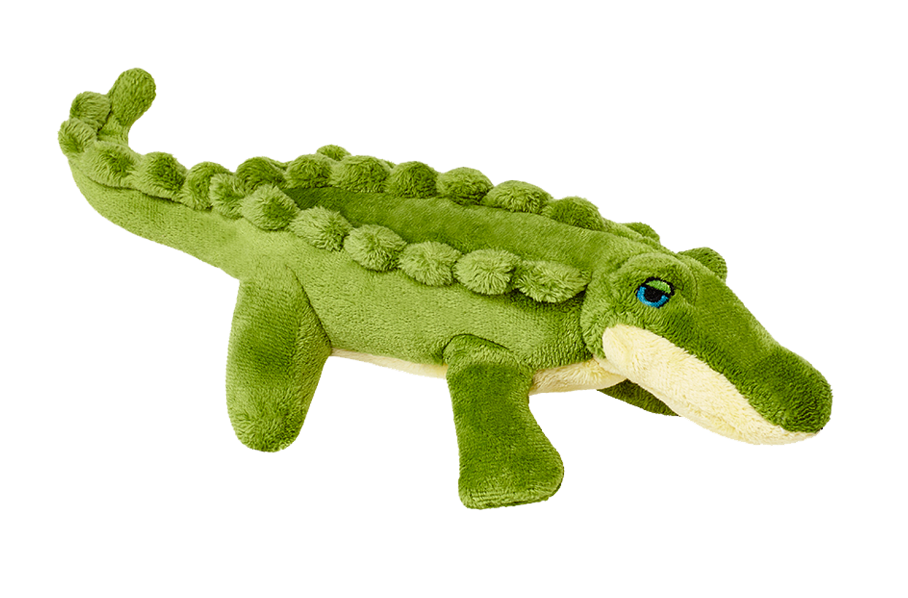 Fluff & Tuff "Savannah" - Baby Gator Plush Dog Toy