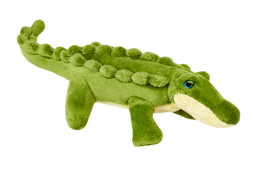 Fluff & Tuff "Savannah" - Baby Gator Plush Dog Toy