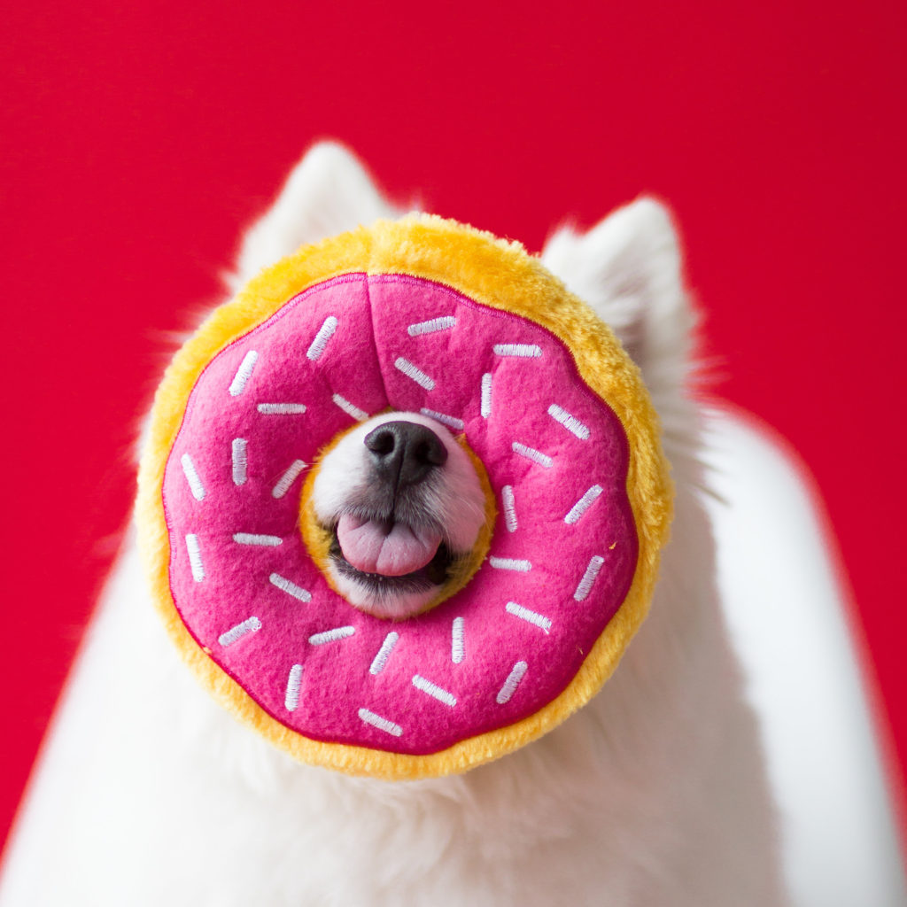 ZippyPaws Valentine’s Donutz, Strawberry