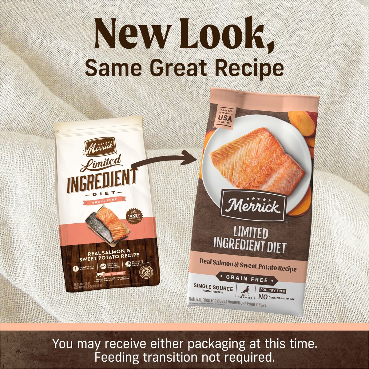Merrick Limited Ingredient Diet Grain-Free Chicken-Free Real Salmon & Sweet Potato Recipe Dry Dog Food