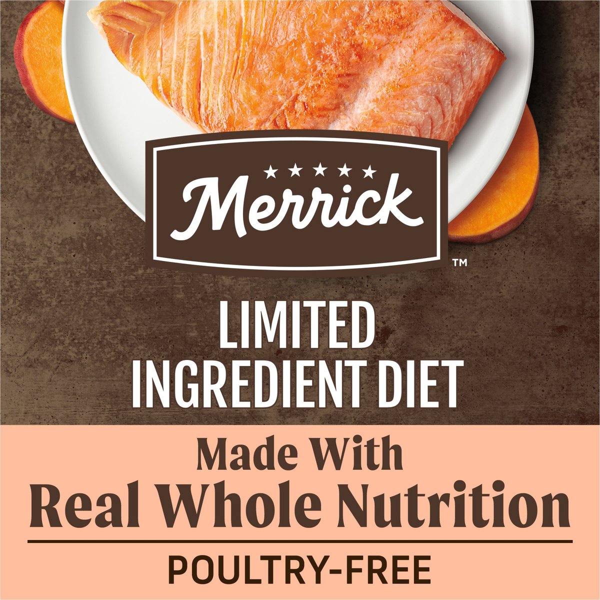 Merrick Limited Ingredient Diet Grain-Free Chicken-Free Real Salmon & Sweet Potato Recipe Dry Dog Food