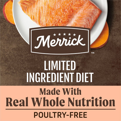 Merrick Limited Ingredient Diet Grain-Free Chicken-Free Real Salmon & Sweet Potato Recipe Dry Dog Food