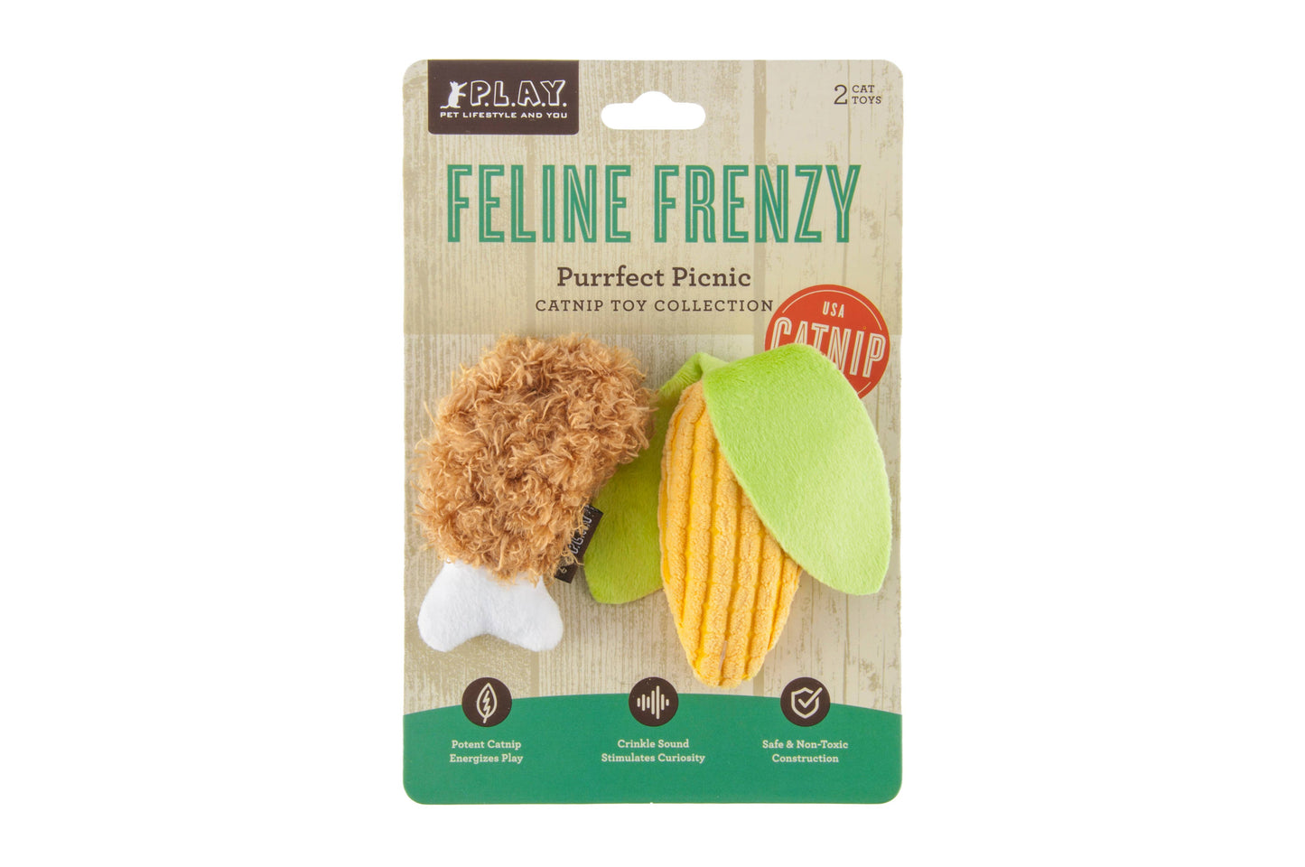 P.L.A.Y. Feline Frenzy - Purrfect Picnic Plush Cat Toy