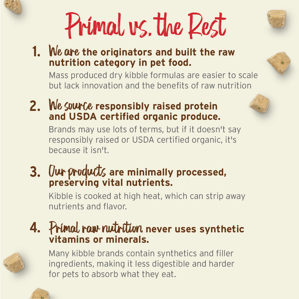 Primal Rabbit Formula Nuggets Frozen Cat Food