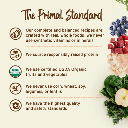 Primal Beef Formula Nuggets Frozen Dog Food
