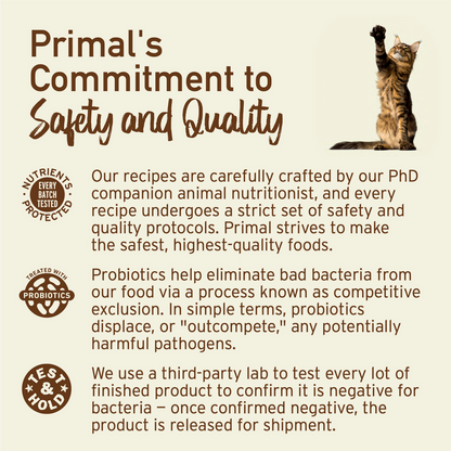Primal Rabbit Formula Nuggets Frozen Cat Food