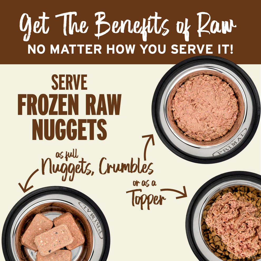 Primal Rabbit Formula Nuggets Frozen Cat Food