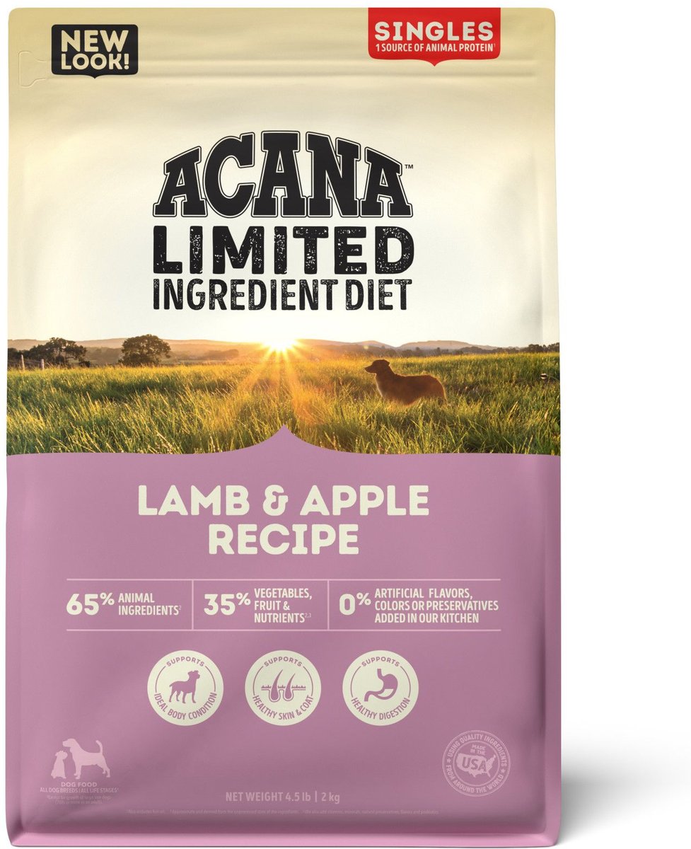 ACANA Singles Grain Free LID Lamb & Apple Dry Dog Food