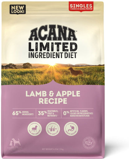 ACANA Singles Grain Free LID Lamb & Apple Dry Dog Food