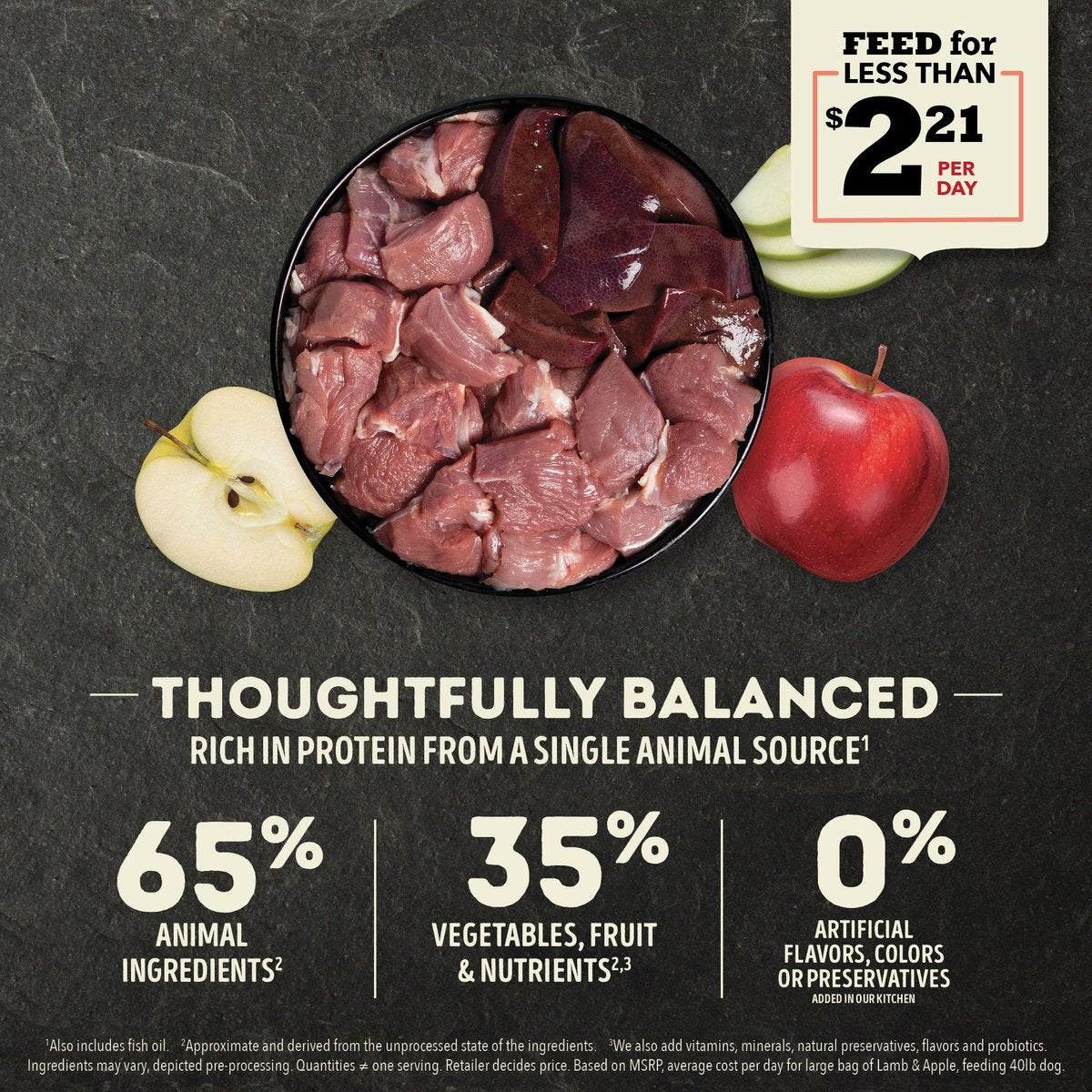 ACANA Singles Grain Free LID Lamb & Apple Dry Dog Food