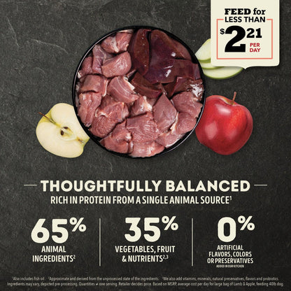 ACANA Singles Grain Free LID Lamb & Apple Dry Dog Food