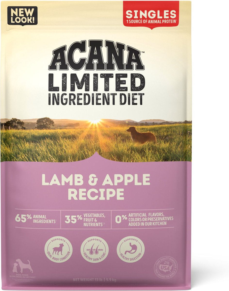 ACANA Singles Grain Free LID Lamb & Apple Dry Dog Food