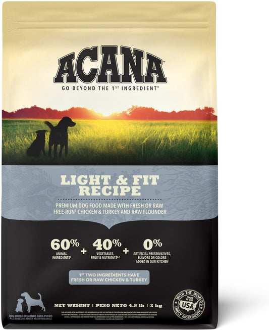 ACANA Grain Free Light & Fit Dry Dog Food