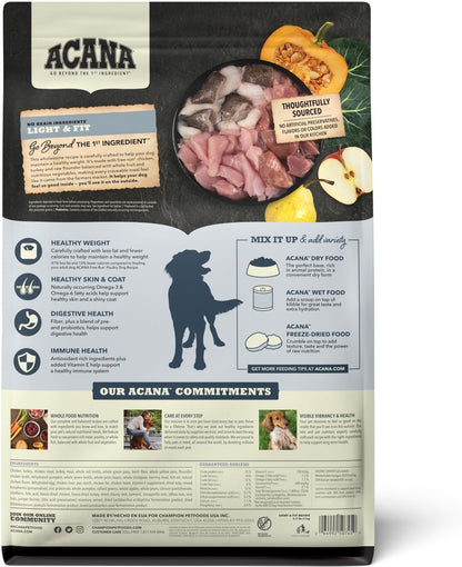 ACANA Grain Free Light & Fit Dry Dog Food